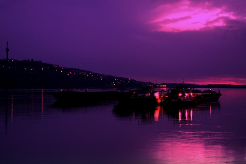 Oltenita The Danube Port Night Steamer Oltenita The Danube Port Night Steamer