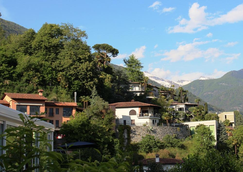 Orselina Ticino Mood Houses Nature Mountains Orselina Ticino Mood Houses Nature Mountains