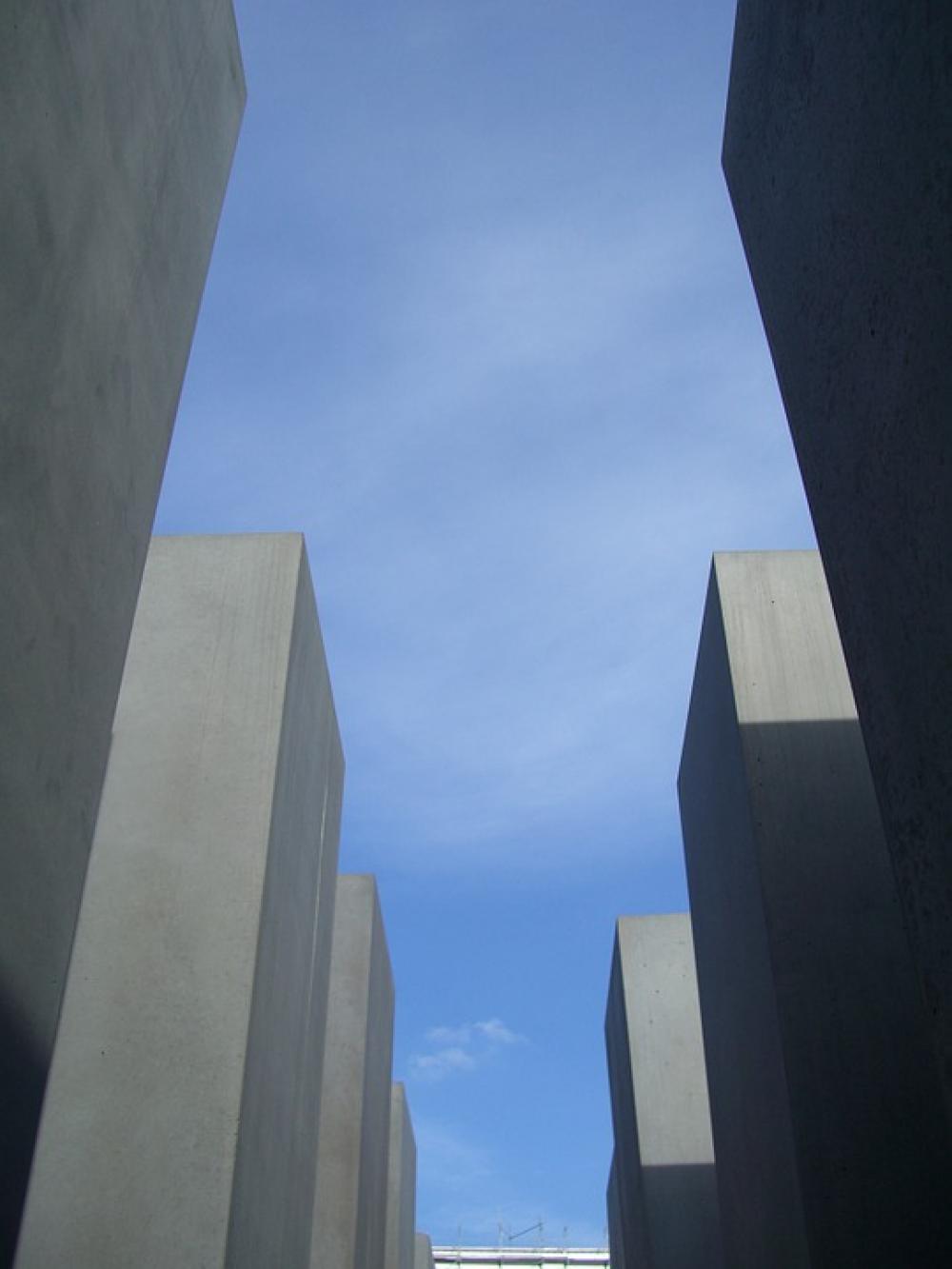 Out Gray Steles Sky Blue Berlin Out Gray Steles Sky Blue Berlin