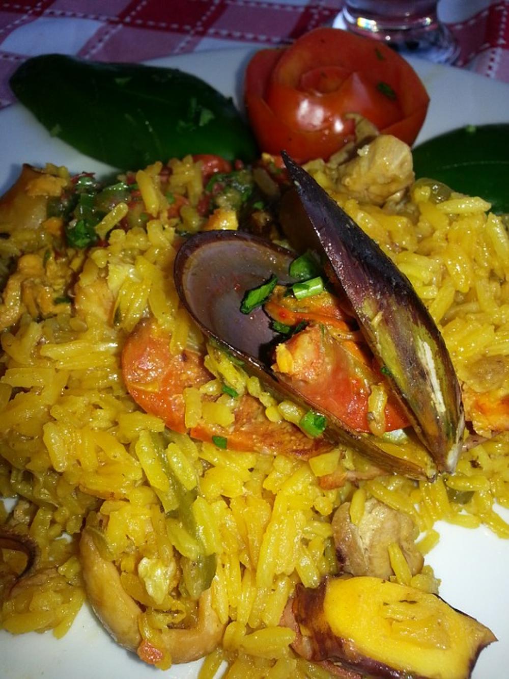 Paella Rice Mussel Paella Rice Mussel