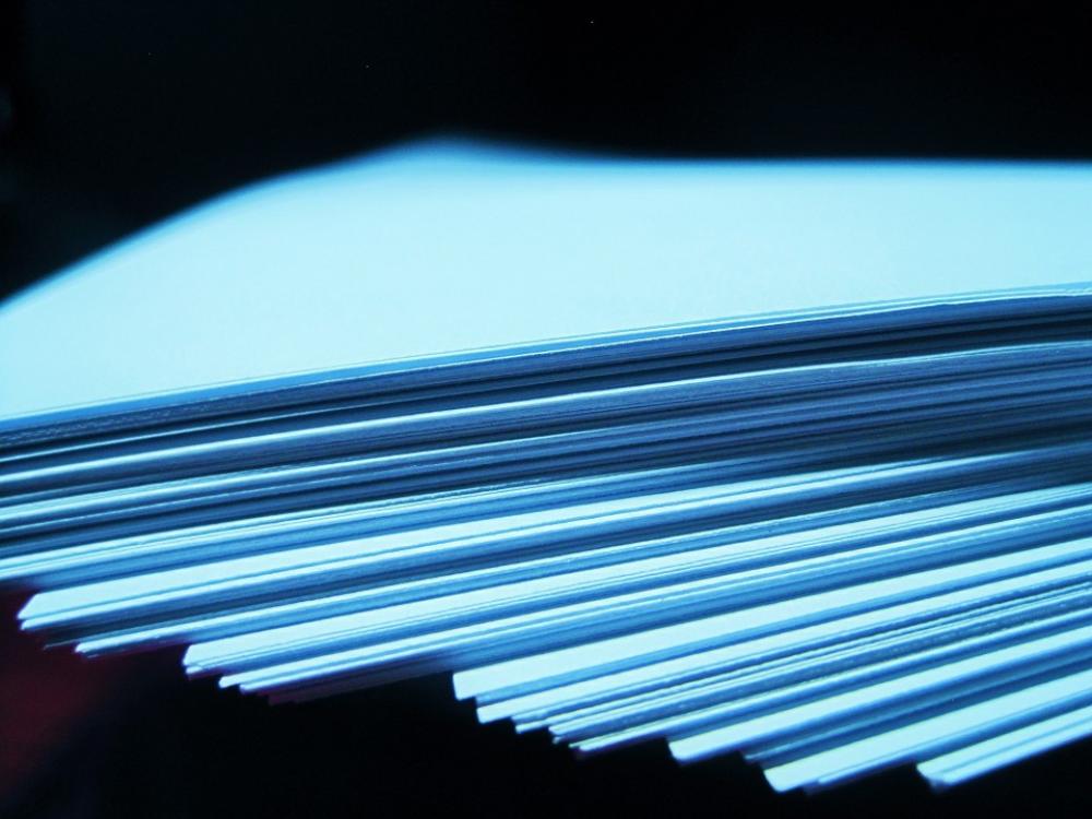 Paper Ream Stack Shifted Turquoise-Blue Pastel Paper Ream Stack Shifted Turquoise-Blue Pastel