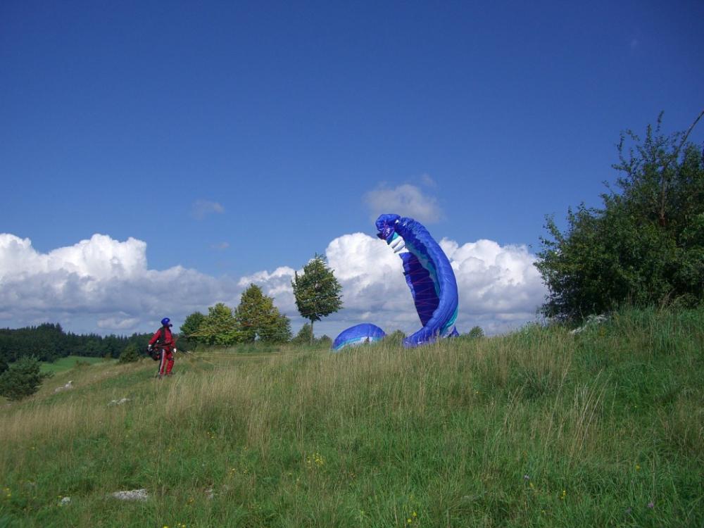 Paragliding Start Trial Pilot Paraglider Paragliding Start Trial Pilot Paraglider