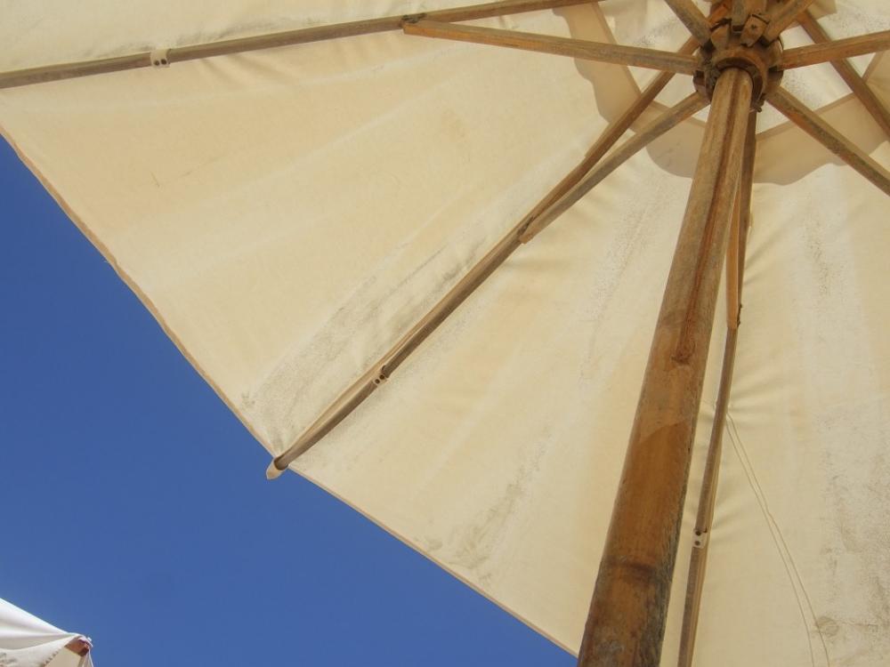Parasol Terrace Holiday Sun Blue Sky Parasol Terrace Holiday Sun Blue Sky