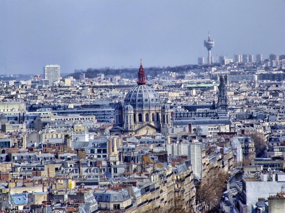 Paris Cityscape Skyline Buildings Church Paris Cityscape Skyline Buildings Church