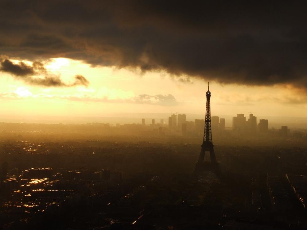 Paris Eiffel Tower Sunset France Skyline Travel Paris Eiffel Tower Sunset France Skyline Travel