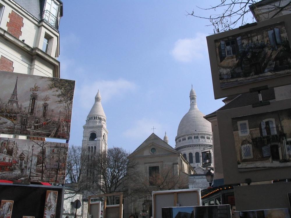 Paris Montmartre Place Du Tertre Painters Paris Montmartre Place Du Tertre Painters