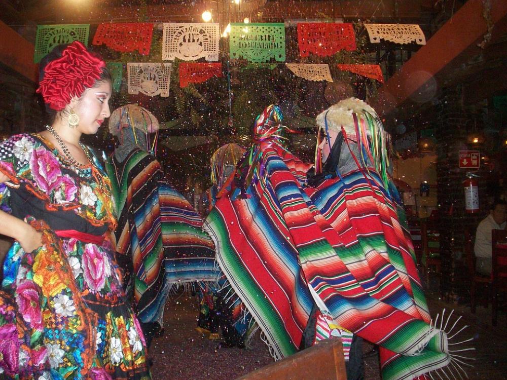 People Chiapas Mexico Dancing Folk-Dance People Chiapas Mexico Dancing Folk-Dance