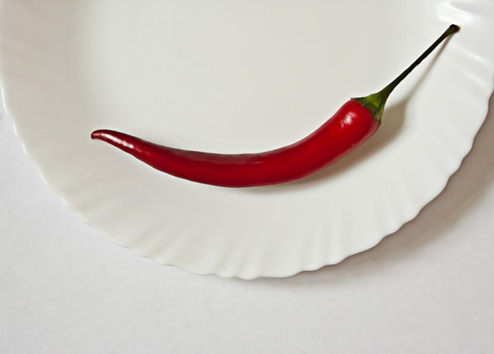 Pepper Chili Plate Dish Cayenne Red White Food Pepper Chili Plate Dish Cayenne Red White Food