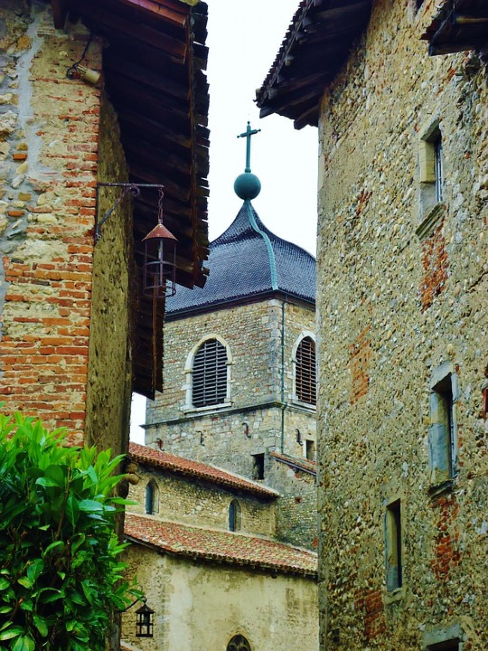 Pérouges Village Good Looking France Medieval City Pérouges Village Good Looking France Medieval City