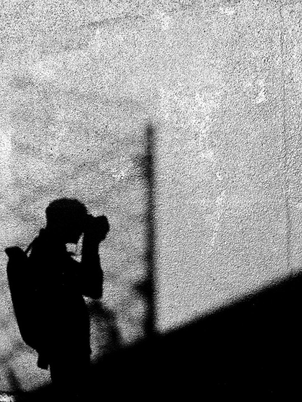 Photographer Photography Tourist Shadow Wall Photographer Photography Tourist Shadow Wall