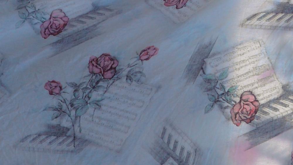 Piano Music Rose Piano Keys Drawing Instrument Piano Music Rose Piano Keys Drawing Instrument