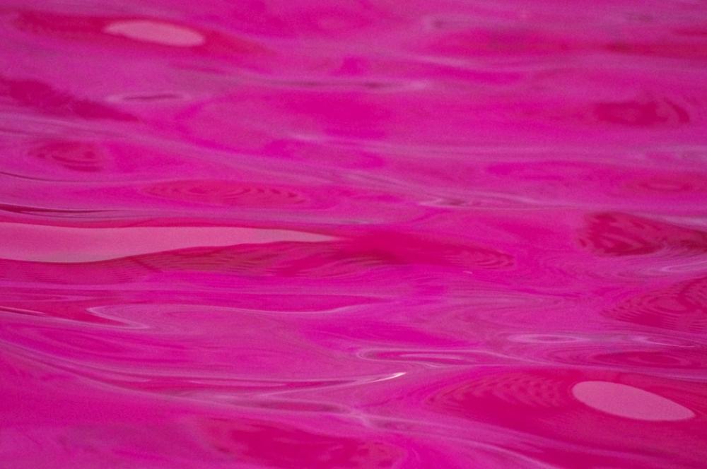 Pink Water Tranquil Flow Calm Vibrant Pink Water Tranquil Flow Calm Vibrant