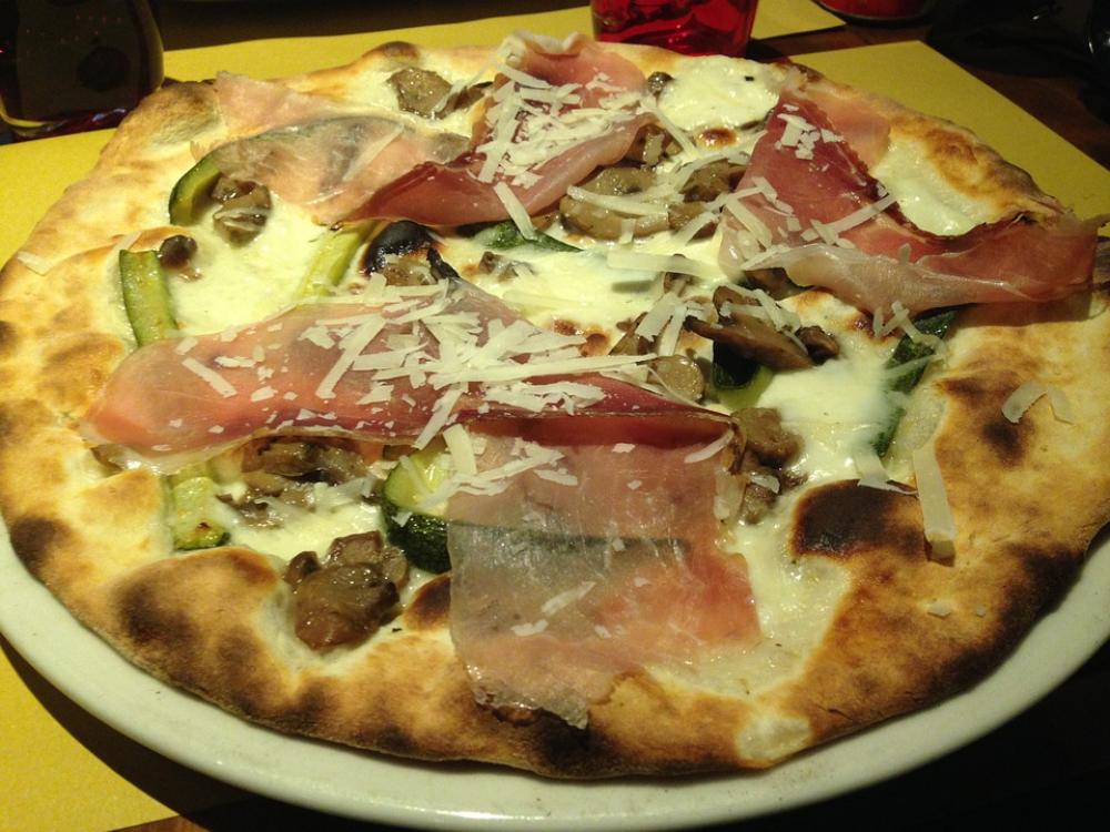 Pizza Food Italian Delicious Ham Cheese Tomato Pizza Food Italian Delicious Ham Cheese Tomato