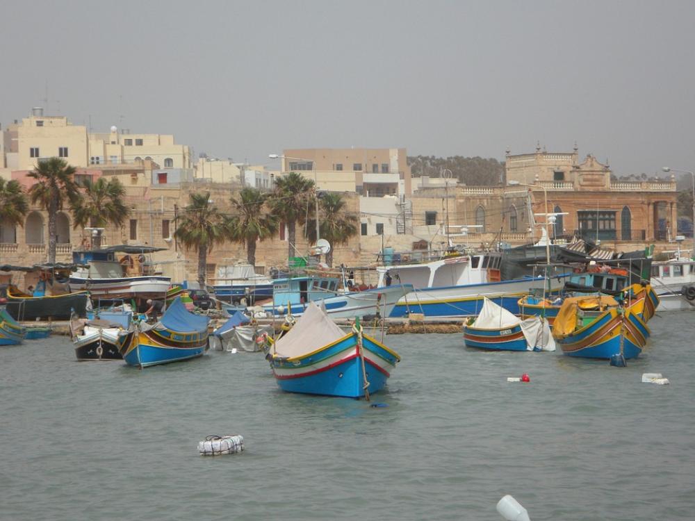 Port Malta Marsaxlokk Boats Fishing Boats Port Malta Marsaxlokk Boats Fishing Boats
