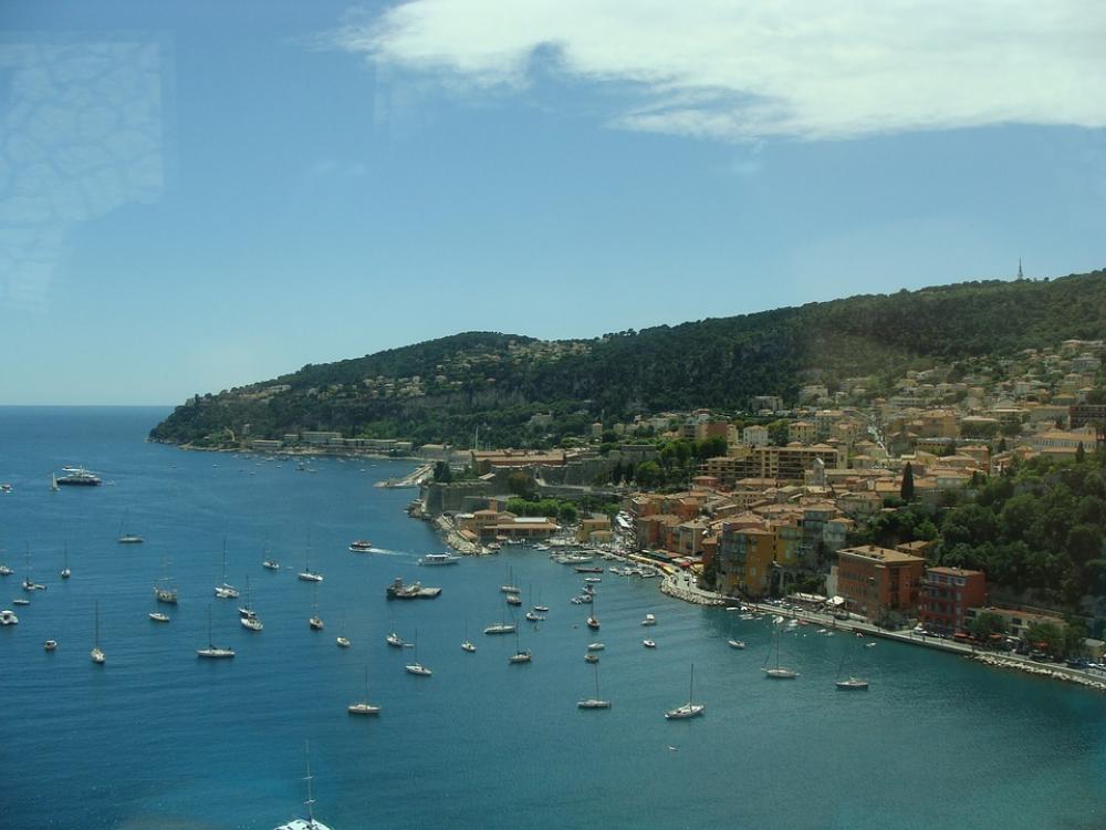 Port Villa Franch Monaco Beach Water In Europe Port Villa Franch Monaco Beach Water In Europe