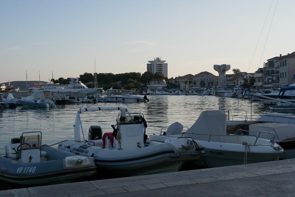 Port Croatia Ship Sailing Adriatic Sea Port Croatia Ship Sailing Adriatic Sea