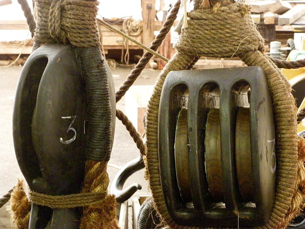 Pulley Sailboat Rope Historic Transportation Pulley Sailboat Rope Historic Transportation