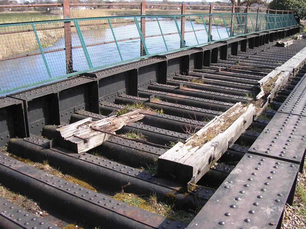 Railway Bridge Iron England Landmark Old Metal Railway Bridge Iron England Landmark Old Metal