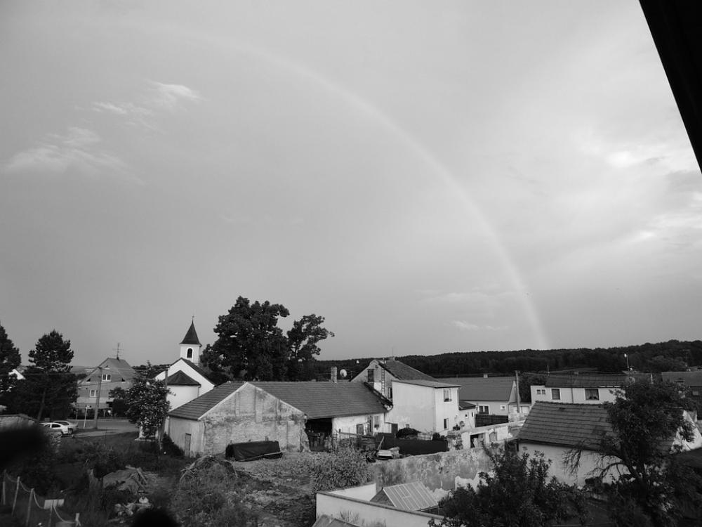 Rainbow Landscape B W Photography Rainbow Landscape B W Photography