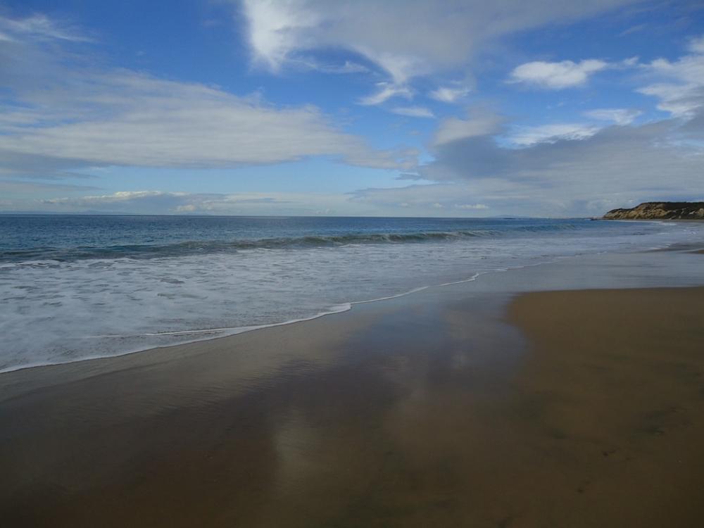 Reflexion Sand Waves Beach Sky Landscape Reflexion Sand Waves Beach Sky Landscape