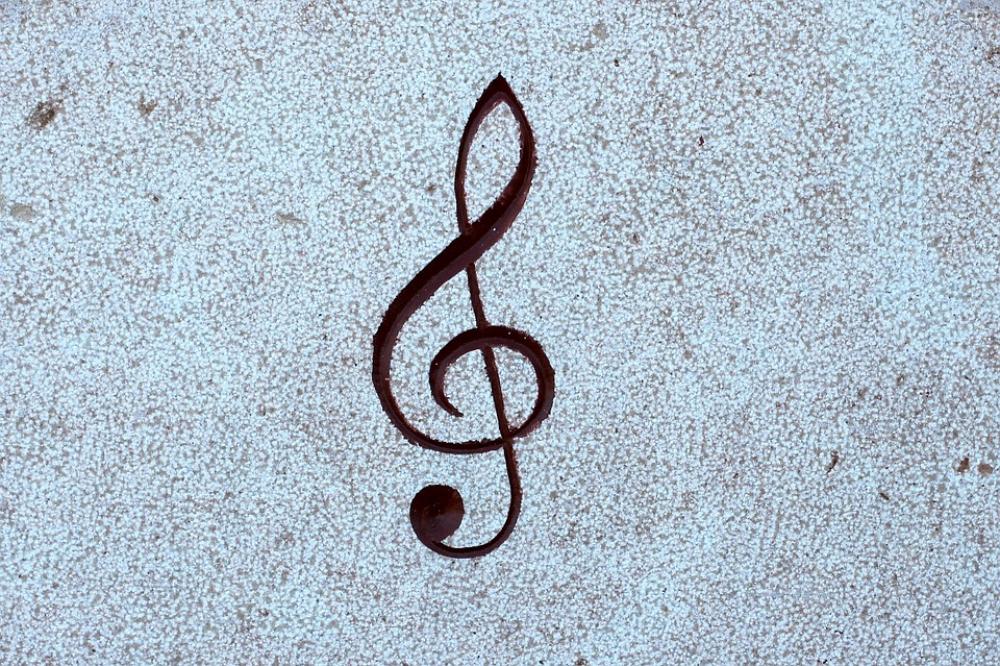 Relief Stone Note Music Treble Clef Clef Relief Stone Note Music Treble Clef Clef
