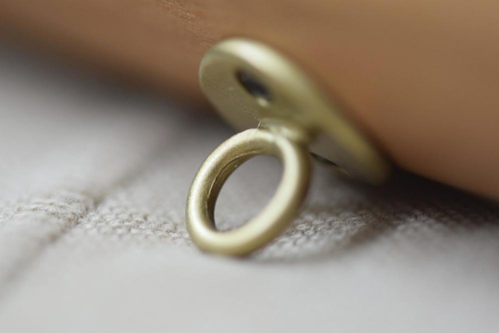 Ring Mount Ornament Gold Anchoring Wood Flute Ring Mount Ornament Gold Anchoring Wood Flute