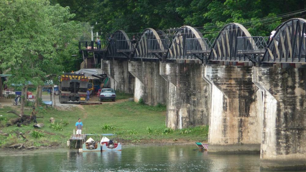 River Kwai Bridge Thailand Bangkok Scenery Asia River Kwai Bridge Thailand Bangkok Scenery Asia