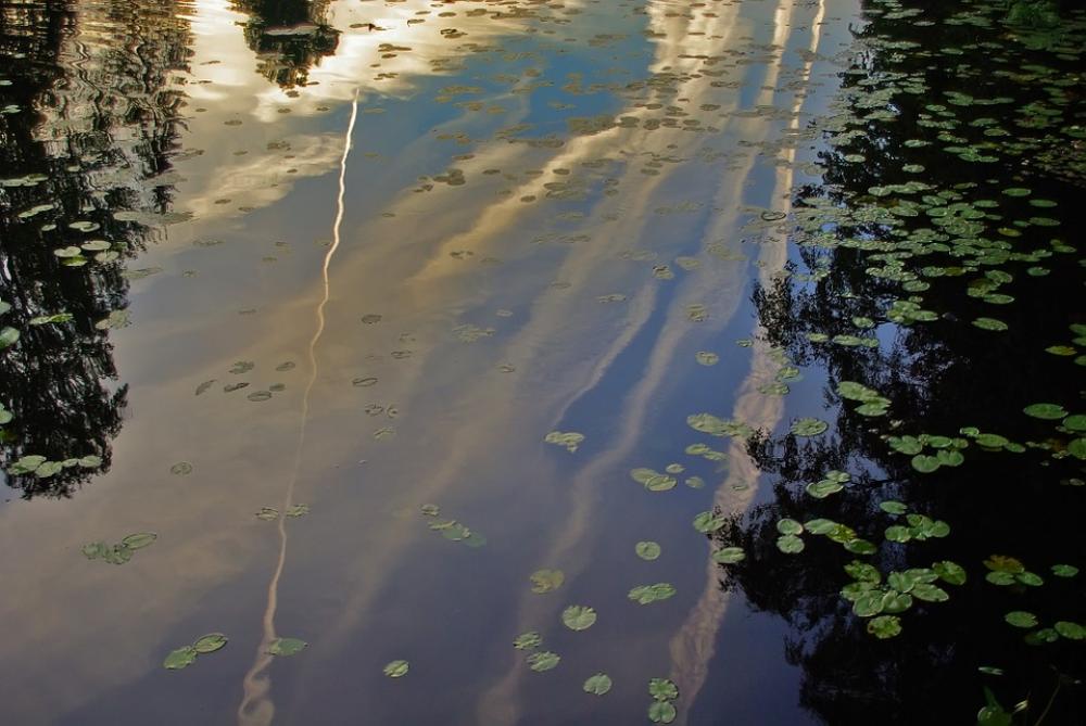 River Reflection Sky Evening Pond Sunset River Reflection Sky Evening Pond Sunset