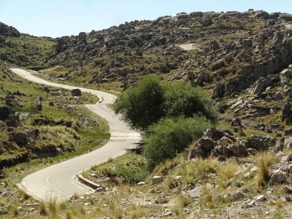 Road Asphalt Hills Argentina Transport Route Road Asphalt Hills Argentina Transport Route