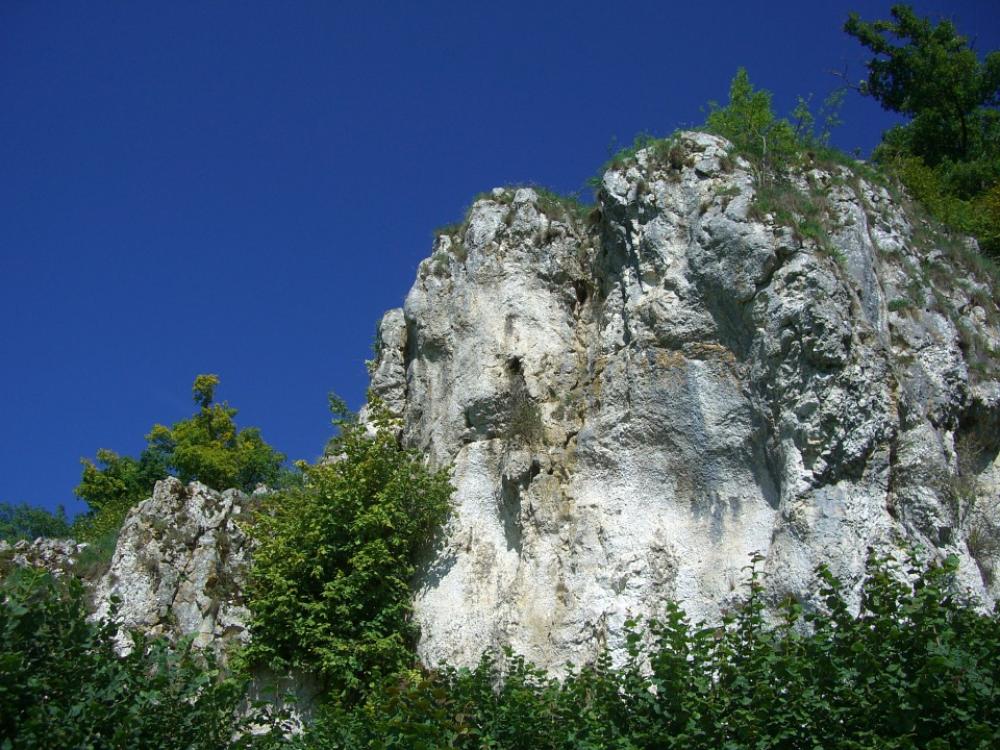 Rock Kagberg Sky Blue Hürben Huerbetal Limestone Rock Kagberg Sky Blue Hürben Huerbetal Limestone
