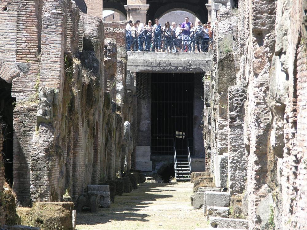 Roman Gladiator Pathway Colosseum Coliseum Italy Roman Gladiator Pathway Colosseum Coliseum Italy