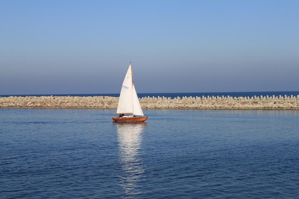 Sailboat The Baltic Sea Sea Port Sailboat The Baltic Sea Sea Port