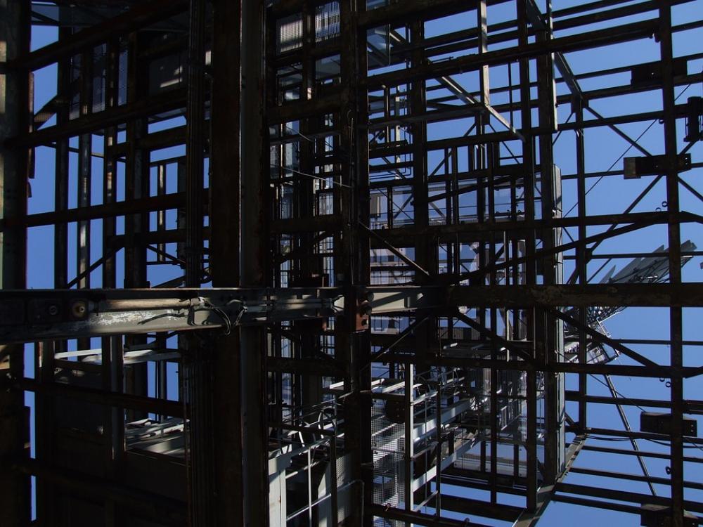 Scaffold Industrial Building Metal Architecture Scaffold Industrial Building Metal Architecture