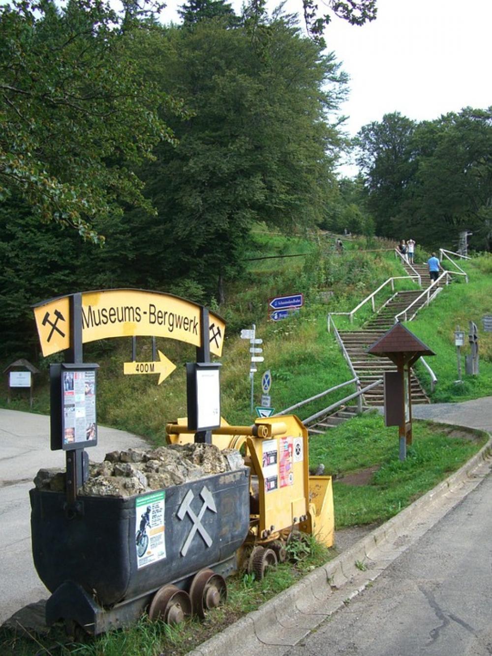 Schauinsland Stairs Rise Sign Lore Mine Schauinsland Stairs Rise Sign Lore Mine
