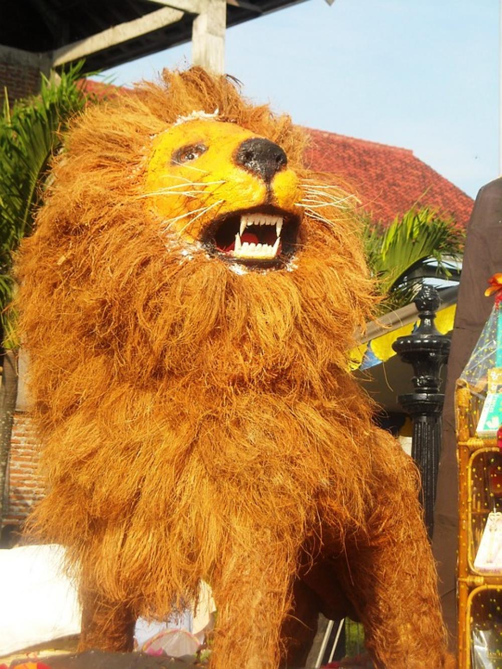Sculpture Fibers Animals Lion Gear Canine Sculpture Fibers Animals Lion Gear Canine