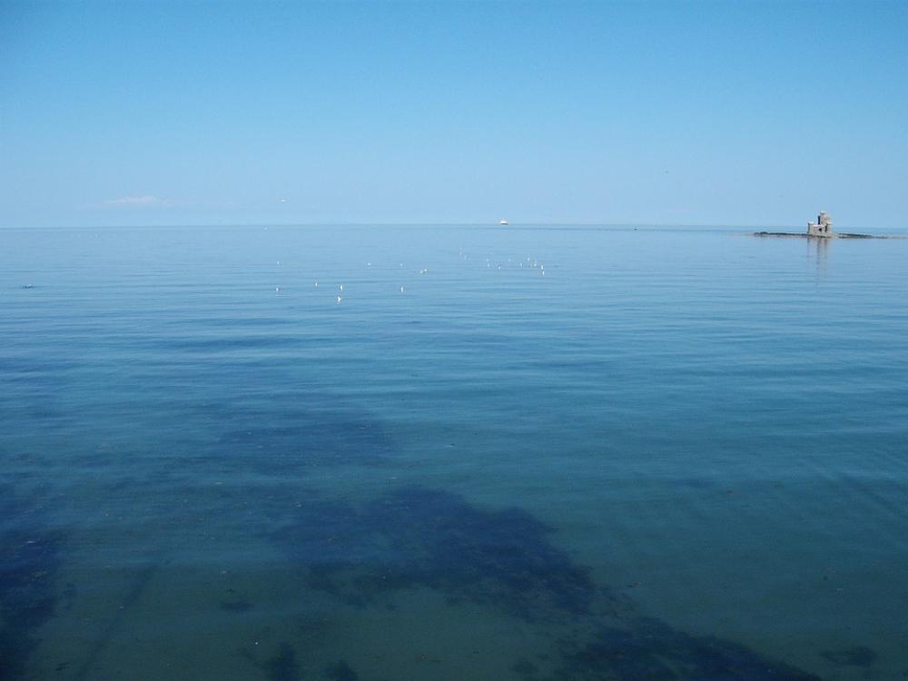 Seascape Sea Horizon Blue Water Beach Isle Of Man Seascape Sea Horizon Blue Water Beach Isle Of Man