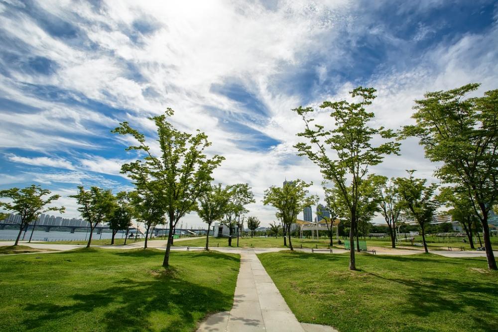 Seoul Yeoido Sky Cloud Korea Han River Seoul Yeoido Sky Cloud Korea Han River