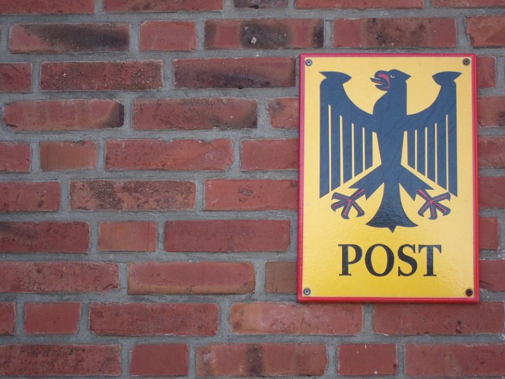 Shield Post Deutsche Bundespost Federal Eagle Shield Post Deutsche Bundespost Federal Eagle