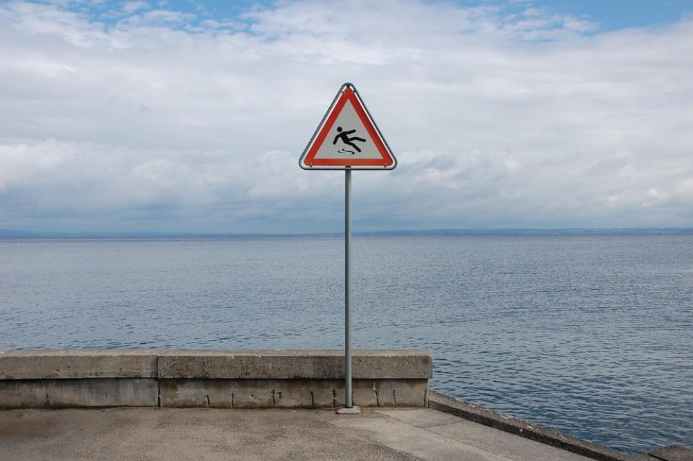 Shield Attention Slip Falling In Water Fall Water Shield Attention Slip Falling In Water Fall Water