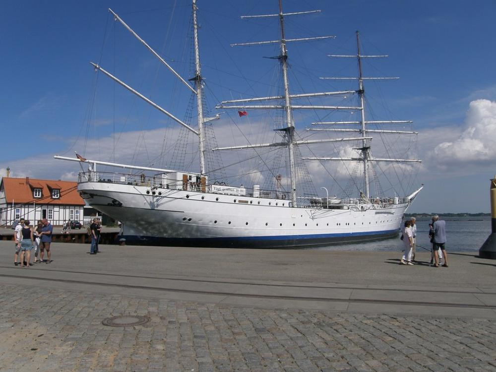 Ship Gorch Fock Training Ship Baltic Sea Warship Ship Gorch Fock Training Ship Baltic Sea Warship
