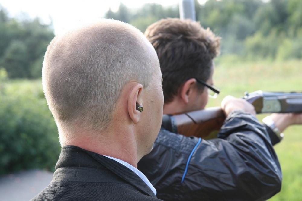 Shooting Man Person Ear Protector Lifestyle Shooting Man Person Ear Protector Lifestyle