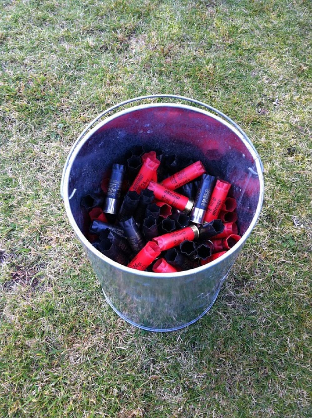 Shooting Bucket Cartridges Used Shooting Bucket Cartridges Used