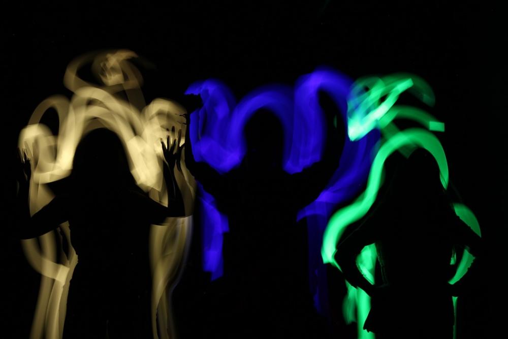 Silhouettes Color People Silhouettes Color People