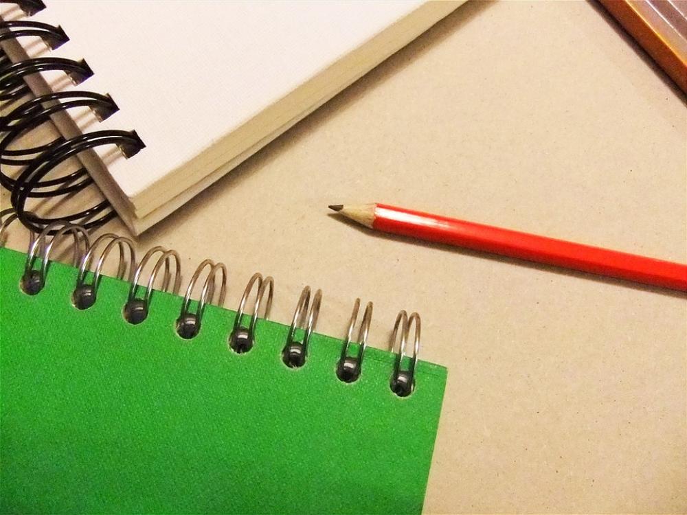 Sketchbook Portfolio Artist Pencil Wired Paper Sketchbook Portfolio Artist Pencil Wired Paper
