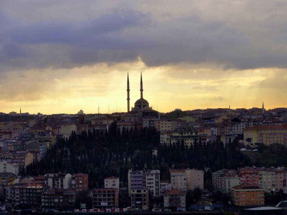 Sky Sunset Clouds Skyline Istanbul Cities Tukey Sky Sunset Clouds Skyline Istanbul Cities Tukey