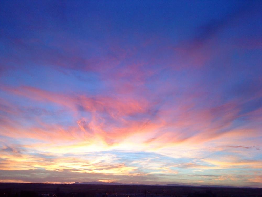 Sky Clouds Sunset Depth Sky Clouds Sunset Depth
