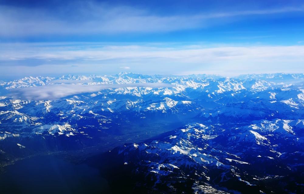 Snow Mountain Mountains Switzerland Winter Sunny Snow Mountain Mountains Switzerland Winter Sunny