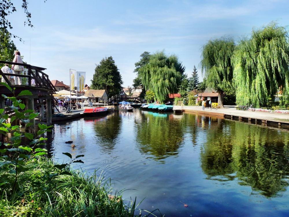 Spreewald Lübbenau River Spree Rowing Port Water Spreewald Lübbenau River Spree Rowing Port Water
