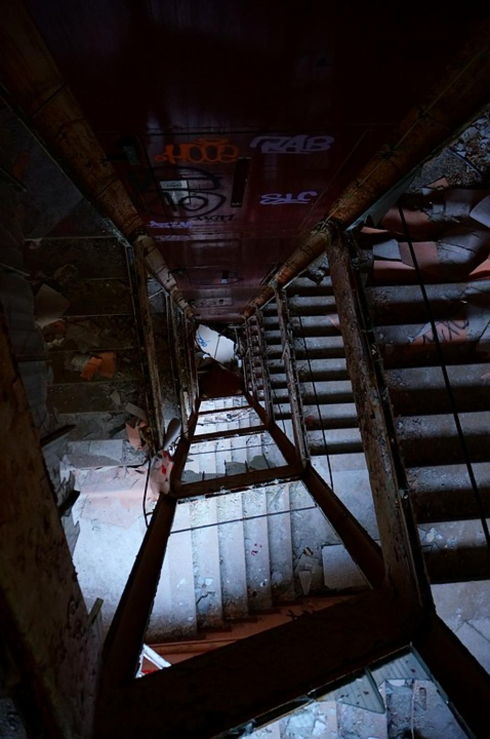 Staircase Abandoned Old Rusty Staircase Abandoned Old Rusty