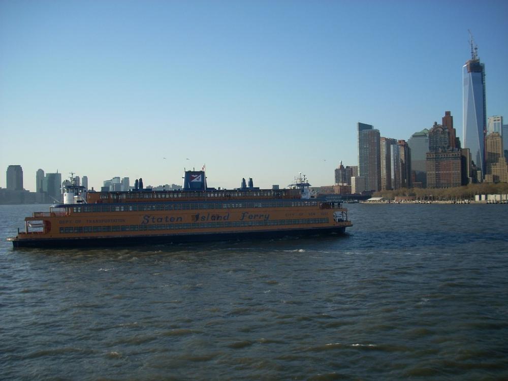 Staten Island Ferry Ferry New York City Water River Staten Island Ferry Ferry New York City Water River